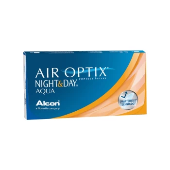 Air Optix Night & Day Aqua (3 Contact Lenses), Ciba Vision/Alcon, Extended Wear Silicone Hydrogel, Lotrafilcon A