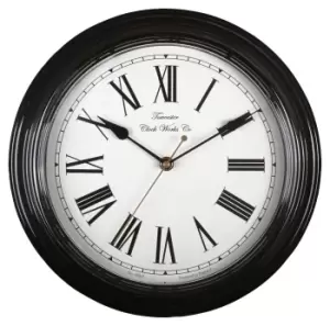Acctim Redbourn Vintage Black Quartz Clock