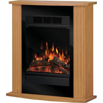 Dimplex Orvieto MCFP150-E Log Effect Suite And Surround Fireplace - Oak