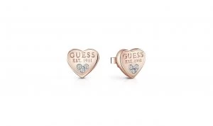 Guess All About Shine Rose Gold Plated Earrings