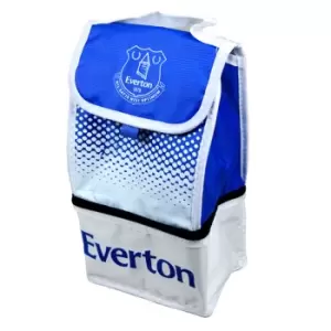 Everton FC Official Football Fade Crest Lunch Bag (One Size) (White/Blue)