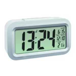 TFA-Dostmann 60.2553.02 - Digital alarm clock - Rectangle - Silver...