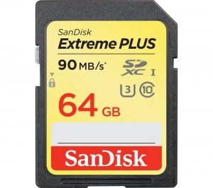 SanDisk Extreme Plus 64GB SDXC Memory Card