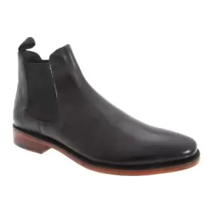 Kensington Classics Mens Twin Gusset All Leather Chelsea Boots (11 UK) (Black)