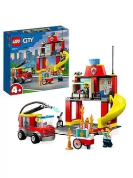 Lego City Fire Station And Fire Engine Toys 60375