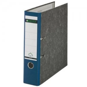 Leitz Paper-on-Board Lever Arch File A4 80mm Blue PK10