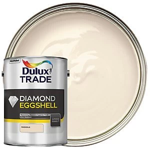 Dulux Trade Diamond Eggshell Emulsion Paint Magnolia 5L