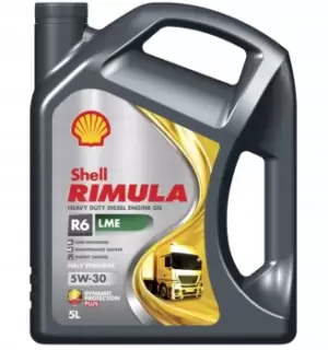SHELL Engine oil Rimula R6 LME 5W-30 Capacity: 5l 550053997