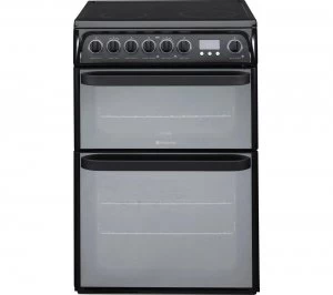 Hotpoint Ultima DUE61BC 60cm Electric Ceramic Cooker