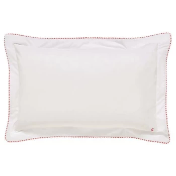 Joules Brightside Stripe Oxford Pillowcase - CHALK