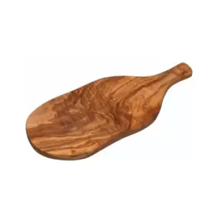 KitchenCraft World of Flavours Italian Olive Wood Serving Board 30x17cm MultiColoured