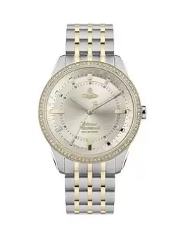 Vivienne Westwood Vivienne Westwood Eastend Ladies Quartz Watch With Silver Dial And Two Tone Stainless Steel Bracelet