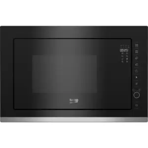 Beko 25L 900W Built In Microwave with Grill - Black