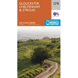 Gloucester, Cheltenham and Stroud by Ordnance Survey (Sheet map, folded, 2015)