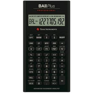 Texas BAII PLUS Professional Financial Calculator