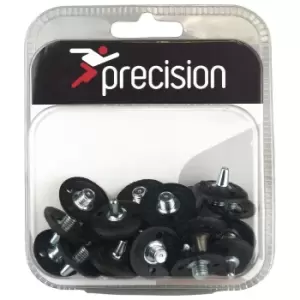 Precision County Studs (Pack of 20) (One Size) (Black/Silver)