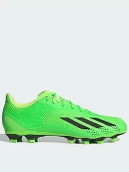 adidas Mens X Speedportal.4 Firm Ground Football Boots - Green, Size 7.5, Men