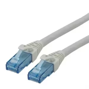 Roline Unshielded Cat6a Cable Assembly 3m, Grey, Male RJ45