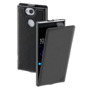 Hama - Smart Case Flap Case for Sony Xperia XA2 Plus, Black - Leather (Upper Material)