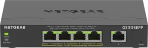 Netgear 5-Port Gigabit Ethernet High-Power PoE+ Plus Switch...
