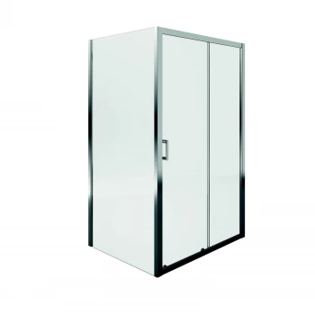 Aqualux Sliding Door Shower Enclosure - 1200 x 900mm