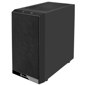 Silverstone SST-PS15B-RGB Micro ATX Gaming Case - Black Tempered Glass