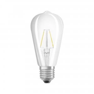 Osram 4W Parathom Clear LED Edison Bulb GLS ES/E27 Very Warm White - 287143