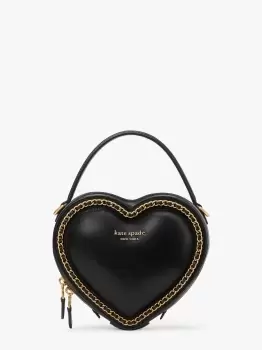 Kate Spade Amour 3D Heart Crossbody, Black, One Size
