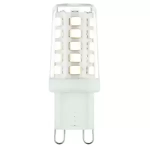 2.3W LED G9 Light Bulb Clear Cool White 4000K 220 Lumen Mini Small Indoor Lamp