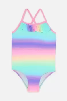 Girls Pastel Ombre Swimsuit