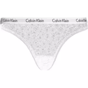 Calvin Klein Caros Lace Brazilian Briefs - White