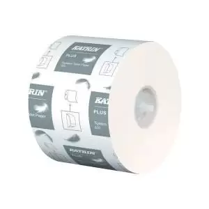 Katrin Plus System Toilet Paper 800 White Pack of 36 66940 KZ06694