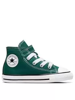 Converse Chuck Taylor All Star 1v, Green, Size 3 Younger