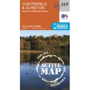 Chesterfield and Alfreton by Ordnance Survey (Sheet map, folded, 2015)