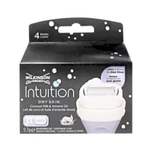 Wilkinson Sword Intuition Dry Skin Replacement Blades 3 pc