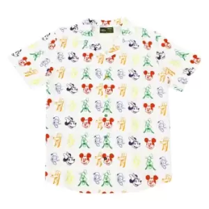 Cakeworthy Rainbow Sensational 6 Camp Collar Shirt - S