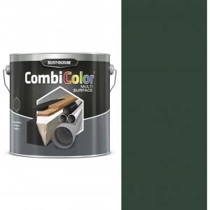 Rust Oleum CombiColor Multi Surface Paint Moss Green 2.5l