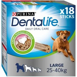 Dentalife Adult Large Dog Chew 18 Sticks 636g