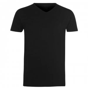 883 Police V Neck Underwear T-Shirt - Black