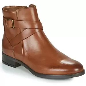 Clarks HAMBLE BUCKLE womens Mid Boots in Brown,4,5,5.5,6.5,7,8,3,4.5,7.5,6
