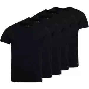 Superdry 5 Pack T Shirts - Black