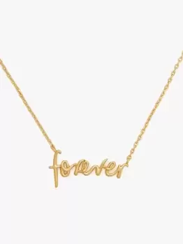 Kate Spade Say Yes Forever Pendant, Gold., One Size