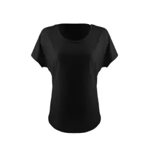 Next Level Womens/Ladies Ideal Dolman T-Shirt (XS) (Black)