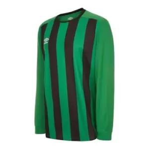 Umbro Long Sleeve Stripe Jersey Mens - Green