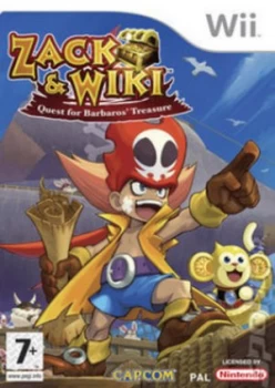 Zack and Wiki Quest for Barbaros Treasure Nintendo Wii Game
