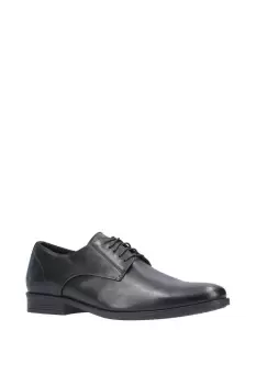 Hush Puppies Oscar Clean Toe Leather Lace Shoes