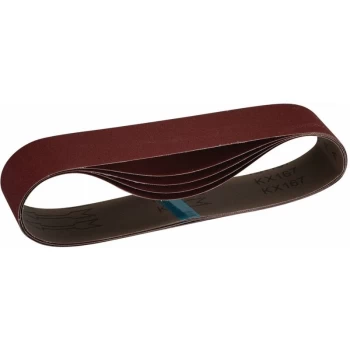 Cloth Sanding Belt, 50 x 686mm, 180 Grit (Pack of 5) [09219] - Draper