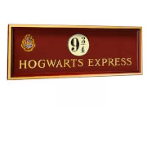 Harry Potter Platform 9 34 Sign