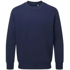 Anthem Unisex Adult Organic Sweatshirt (M) (Navy)