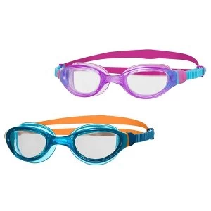 Zoggs Phantom 2.0 Junior Goggles Blue/Orange/Clear